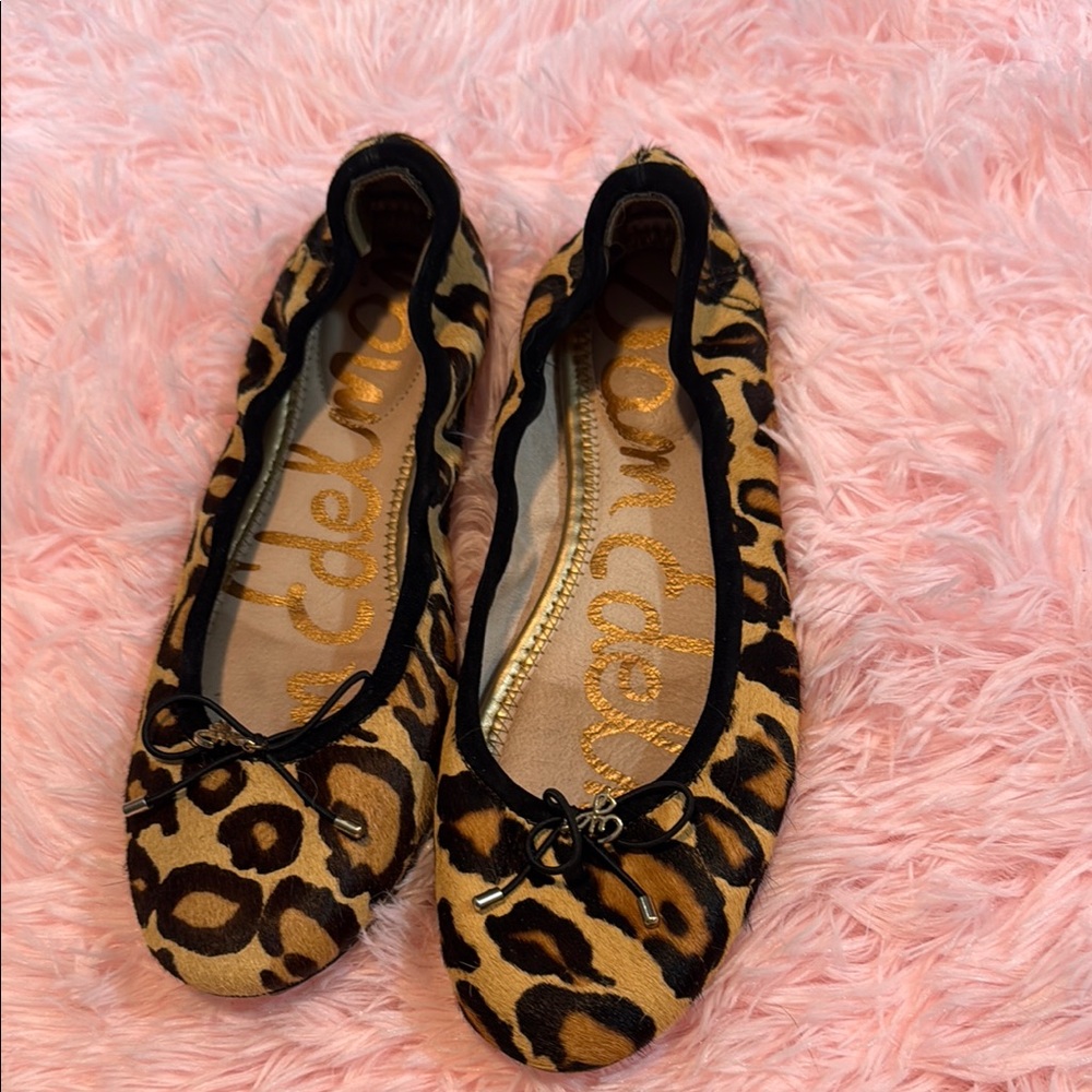 Sam Edelman Leopard Print Flats